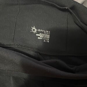 OFFLINE by Aerie Black Leggings